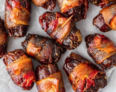 bacon-wrapped-dates-goat-cheese-pecans